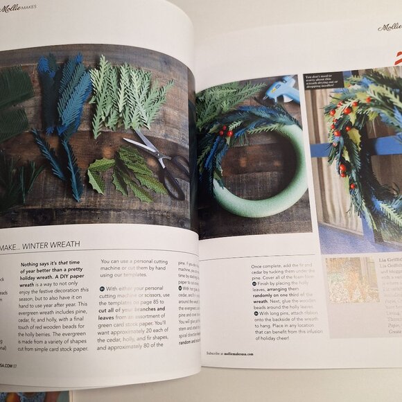 Mollie Makes US Edition Issue 7 December 2014 UK Magazine Winter Maryanne Moodie - Picture 8 of 12